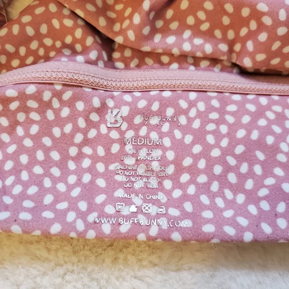 Buffbunny Rosa Pink and White Sports Bra Size Medium - Picture 8 of 8